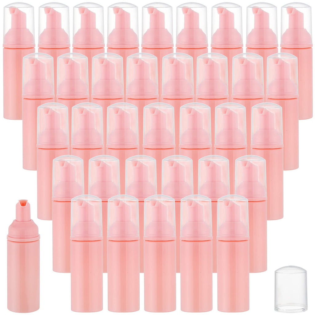GliSun 36 Pcs Foam Pump Bottle 2oz Empty Refillable Travel Dispenser