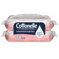 Cottonelle Fragrance Free Flushable Wipes, 2 Packs, 42 Wipes per Pack