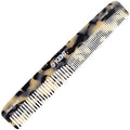 Kent 6T TW Fine Tooth and Wide Tooth Hair Comb, Handmade Styling Comb for Hair Care, Barber Combs, Beard Combs For Men, Styling Grooming for Men, Women and Kids