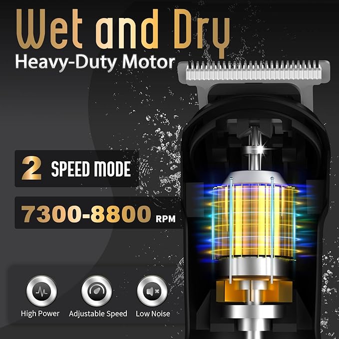 Ufree Beard Trimmer for Men, Waterproof Electric Razor, Grooming Kit