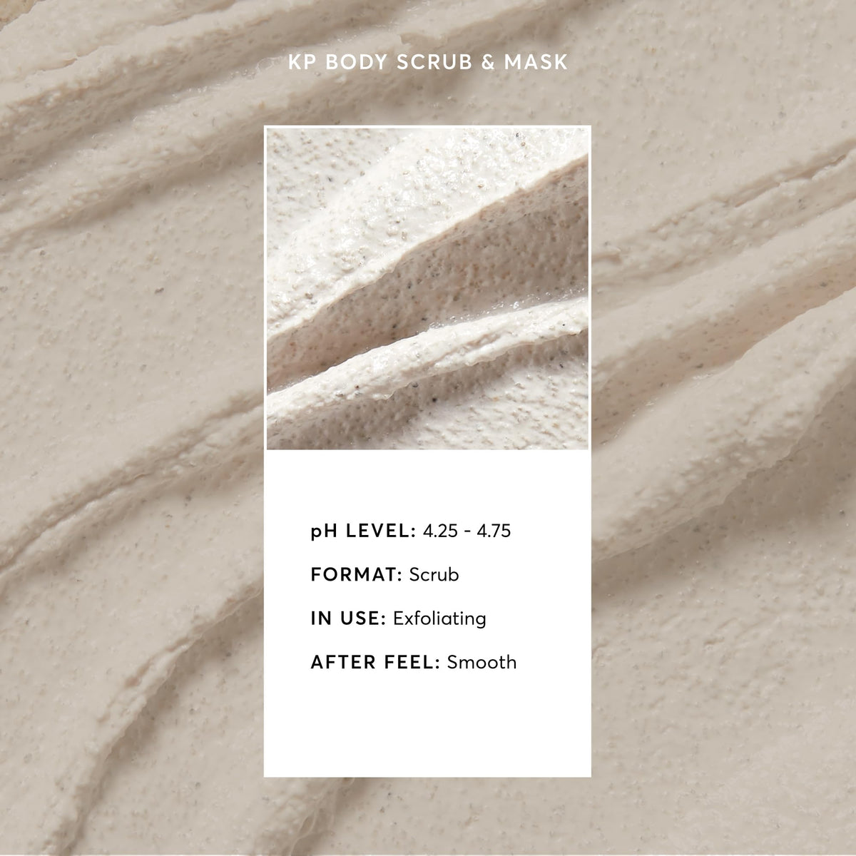 Naturium KP Body Scrub & Mask, AHA BHA PHA Exfoliant with Pumice, 8 oz