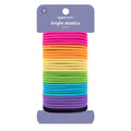 Amazon Basics No Damage Elastic Hair Ties, Ponytail Holders for Thick Hair, No Pull, Secure Hold, Snag-Free, Bright 4 MM Elastics for All Types, 32 Count