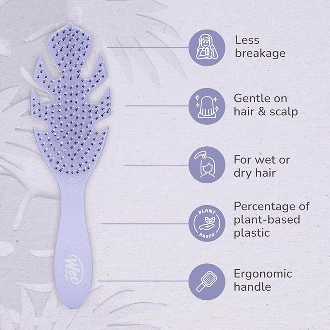 WetBrush Go Green Detangler Purple
