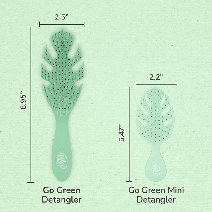WetBrush Go Green Detangler Green