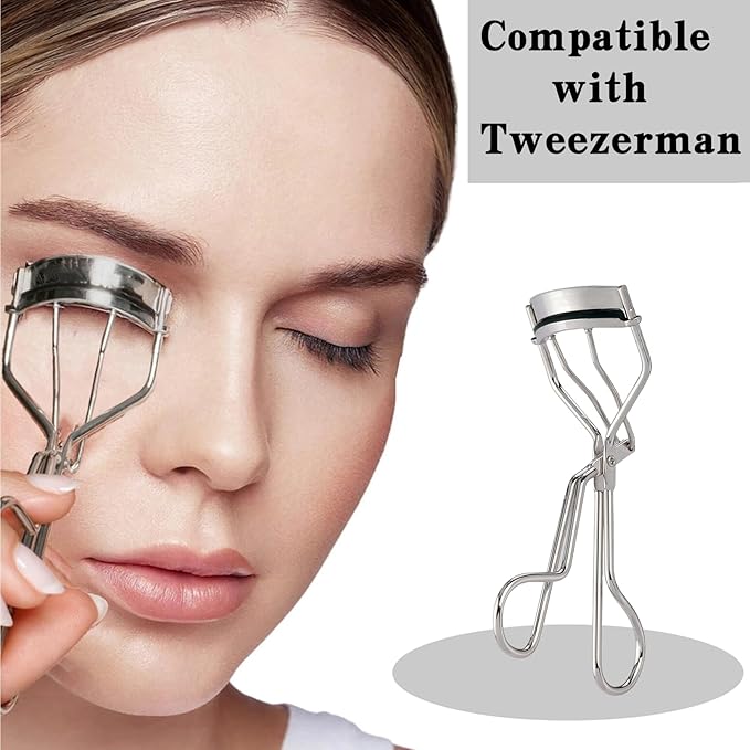 Cioohan Compatible with Tweezerman Eyelash Curler Refills,28，80，100 Pack Silicone Eye Lash Curlers Refill Pads Compatible with Tweezerman Eyelash Curler.