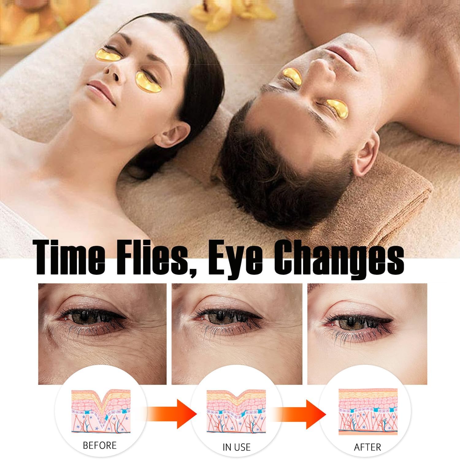 Eakroo 20 Pairs Lip Mask & Eye Mask, Bridesmaid Gifts, Bachelorette Party Favors, Eye Patches for Women, Hangover Kit, Girl Stuff, Cute Stuff, Gifts for Teen Girls, Small Gifts for Women, SPA
