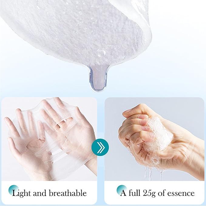 Meleell Collagen Face Masks Variety Set, 55 Pack