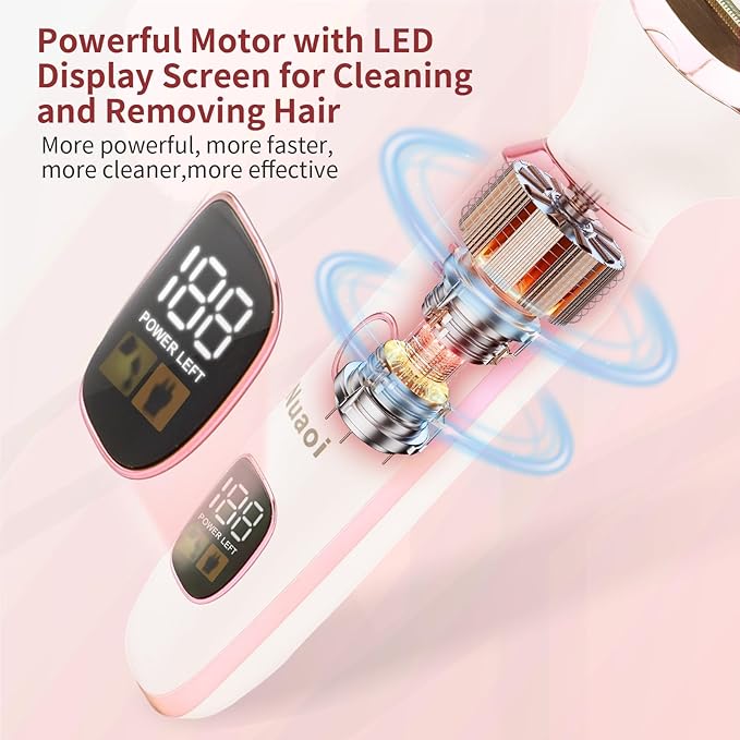 Electric Shaver Razors for Women - 5 in 1 Bikini Trimmer for Women Body Hair Trimmer Facial Hair Removal Cordless Rechargeable Body Shaver for Face Chin Arms Underarm Legs Arms Eyebrow (Pink)