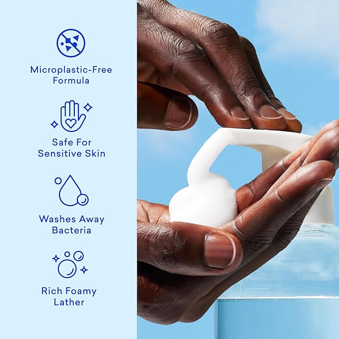 BLUELAND Hand Soap Duo, 2 Refillable Glass Foaming Hand Soap Dispensers with 8 Refill Tablets, Variety Scents, 8 x 9 Fl oz