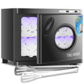 JXSDLIY Hot Towel Warmers for Spa 23L Large Capacity Hot Towel Cabinet with See-Through Window Towel Steamer for Facials Massage Salon Bathroom Barber Beauty Steam Towel Warmer (black)