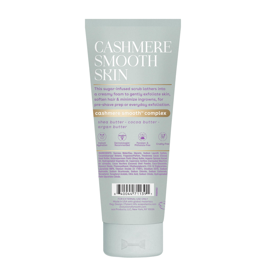 eos Cashmere Skin Collection Pre-Shave Scrub- Vanilla Cashmere, 7 fl oz