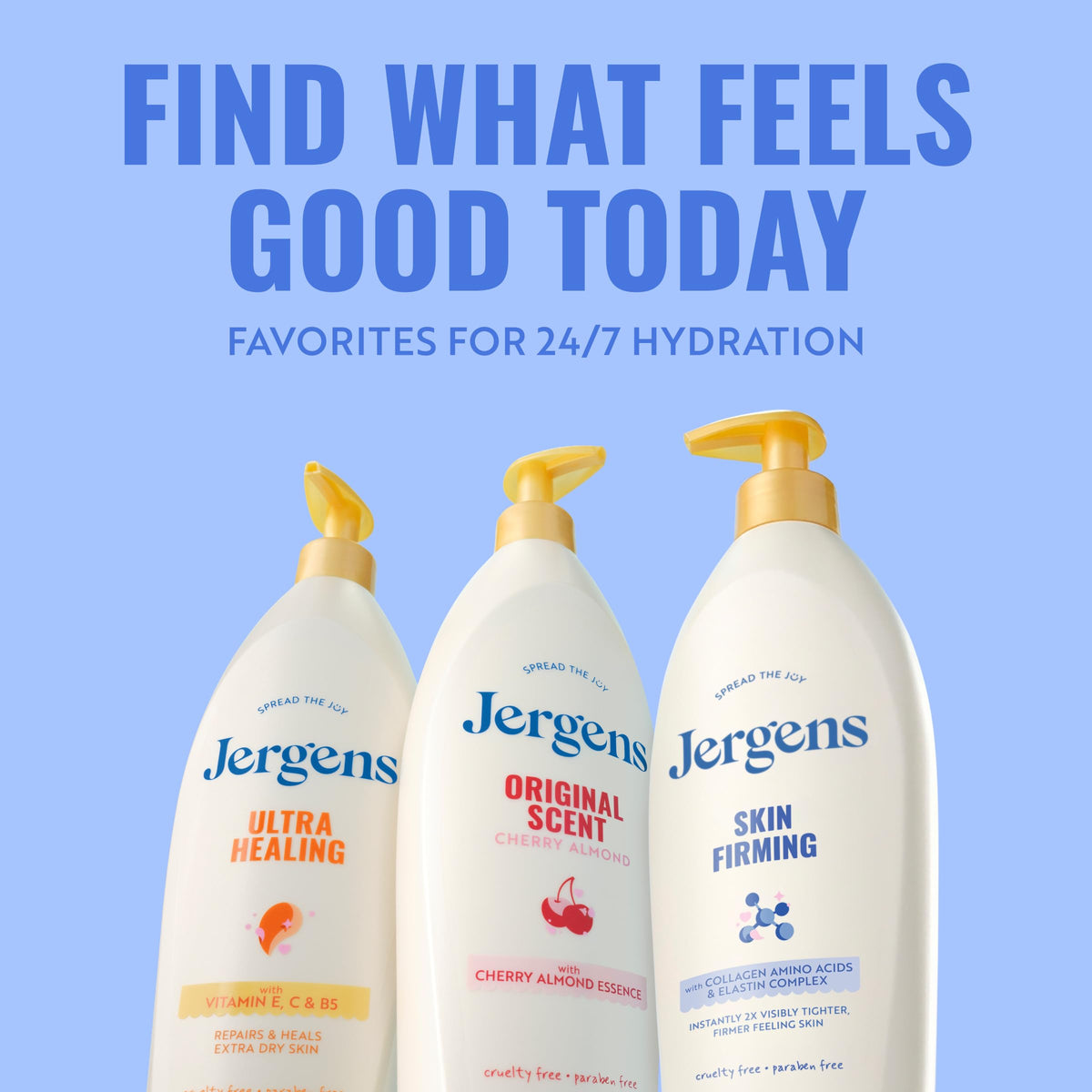 Jergens Skin Firming Body Lotion with Collagen & Elastin, 16.8 fl oz