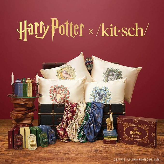 Harry Potter x Kitsch Big Hair Clip for Women - Strong Grip for Secure Updo | Stylish Jumbo Claw Clip | Durable Hair Accessories for Everyday Use - Hufflepuff, 1pc