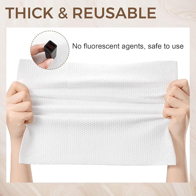 80 PCS Large Compressed Towels Tablets Disposable Compressed Face Towels Portable Cotton Coin Tissues 11.8x9.4in Soft Expandable Towels for Travel Camping Home Makeup Removal