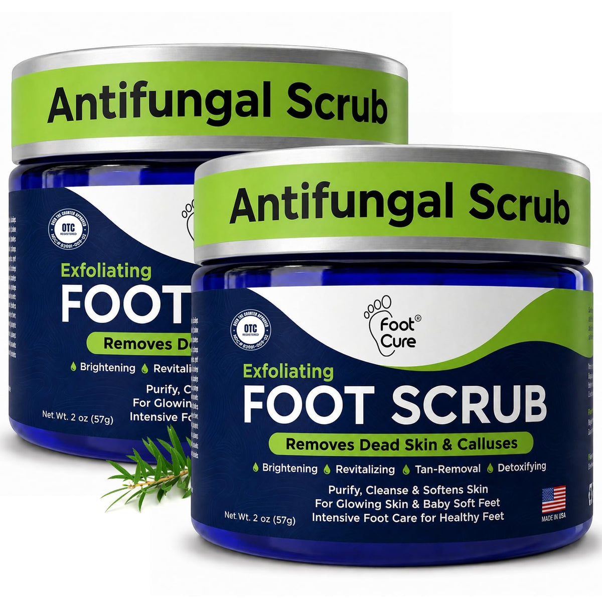 Antifungal Cream for Athletes Foot, Jock Itch, Ringworm, Dry Cracked Heel