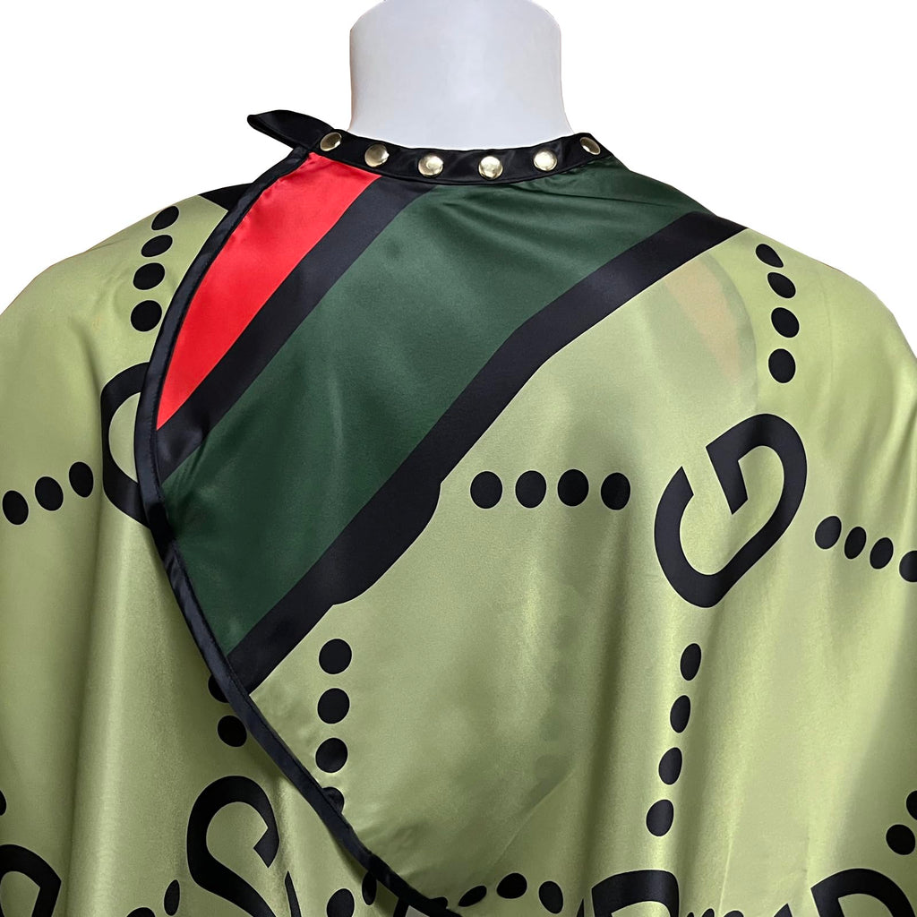 CapeshionPro Barber Capes Hair Cutting Capes Salon Stylist Capes with Snaps Waterproof Professional Large Barber Hairdresser Gown Cape- 63”× 56”(TIGER)