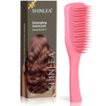 SHINLEA Detangler Brush for Curly Hair, No Tangle Wet Dry Hair Brush for Women, Anti Breakage Detangling Hairbrush for Wavy Thick Thin Hair, Lightweight Travel Pink