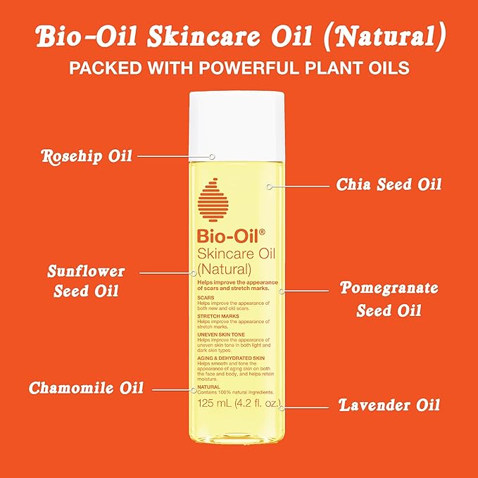 Bio-Oil Fragrance-Free Body Oil Serum for Scars & Stretch Marks, 4.2 fl oz