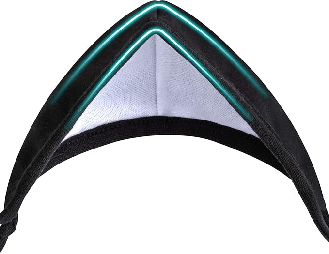 Pack 3 Dust Mouth Mask - All Cotton - Reusable Cloth Comfy Breathable Material Black Pack 3pcs