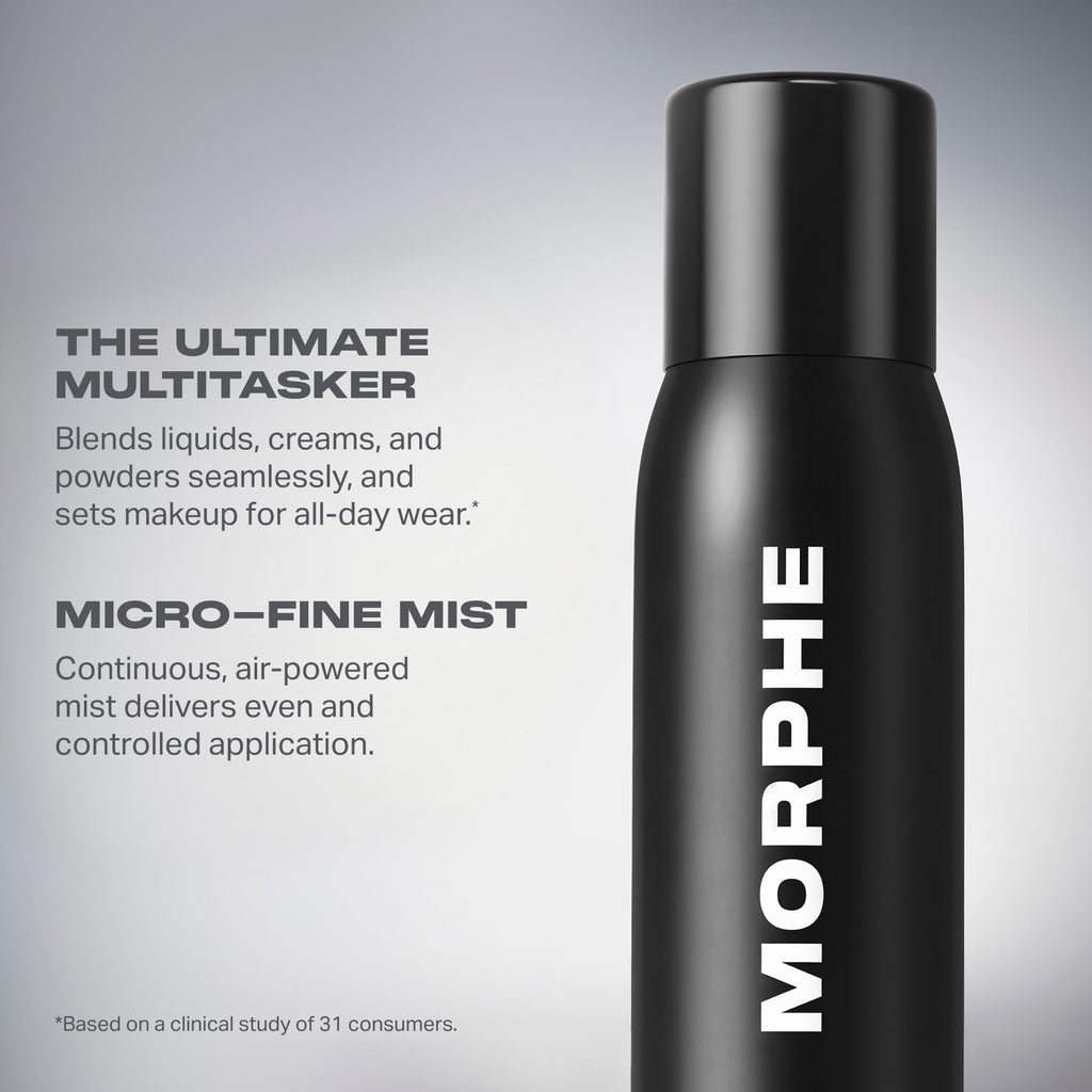 Morphe Jumbo Continuous Setting Spray - Micro-Fine Makeup Setting Spray with a Natural Radiant Finish - Helps Makeup Resist Caking or Fading & Increases Wear of Foundation (6.5 fl oz)