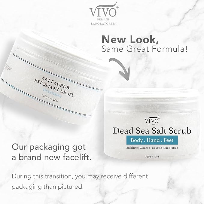 Vivo Per Lei Dead Sea Salt Body Scrub - Devotion - 12 Oz - 1 Pack