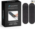 Professional Pedicure File Refills - Pack of 50 Foot File Replacement Pads 60-Grit (Course) - Black - Disposable Foot Files for Pedicures - Pedi Foot File Pads with Water Resistant Strong Adhesive