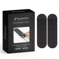 Professional Pedicure File Refills - Pack of 50 Foot File Replacement Pads 60-Grit (Course) - Black - Disposable Foot Files for Pedicures - Pedi Foot File Pads with Water Resistant Strong Adhesive