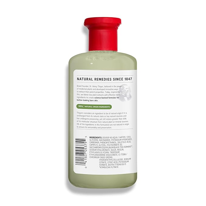 Thayers Oil Balancing and Cooling Jelly Toner, Pore Reducing Facial Toner that Mattifies and Hydrates, Skin Care for Combination to Oily Skin, 12 Fl Oz