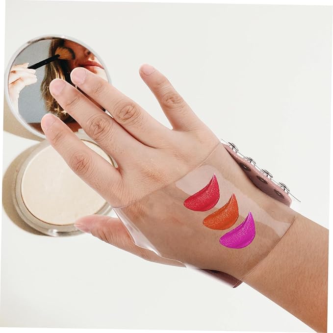 CALLARON Makeup Mixing Palette Hand Tray Makeup Artist Essential Foundation Eye Shadow Mixing Plate