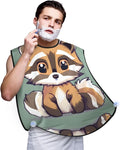 Three Dachshunds Print Beard Bib Shaving Apron, Beard Hair Trimming Cape Gift For Dad