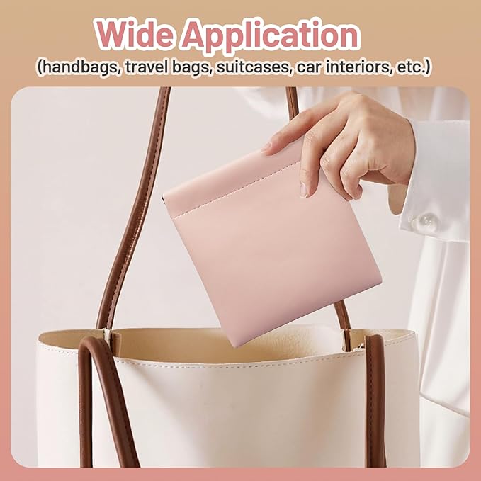 Muswelf 4 Pack 4.7"×4.7" Small Makeup Pouches, Soft Snap Closure Purse Pouches, Mini Travel Cosmetics Pouches, Coin Pouch, Lipstick Case, Little Organizer Pouches for Women