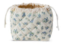 HAPPYHEIDI Large Makeup Bag Travel Cosmetic Pouch, Green Gingham