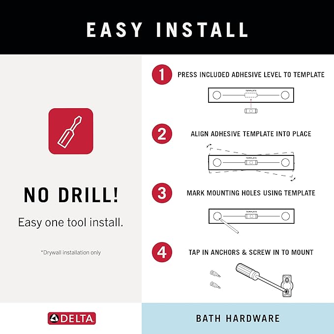Delta ARV35-DN Arvo Double Towel Hook Bath Hardware Accessory in Brushed Nickel