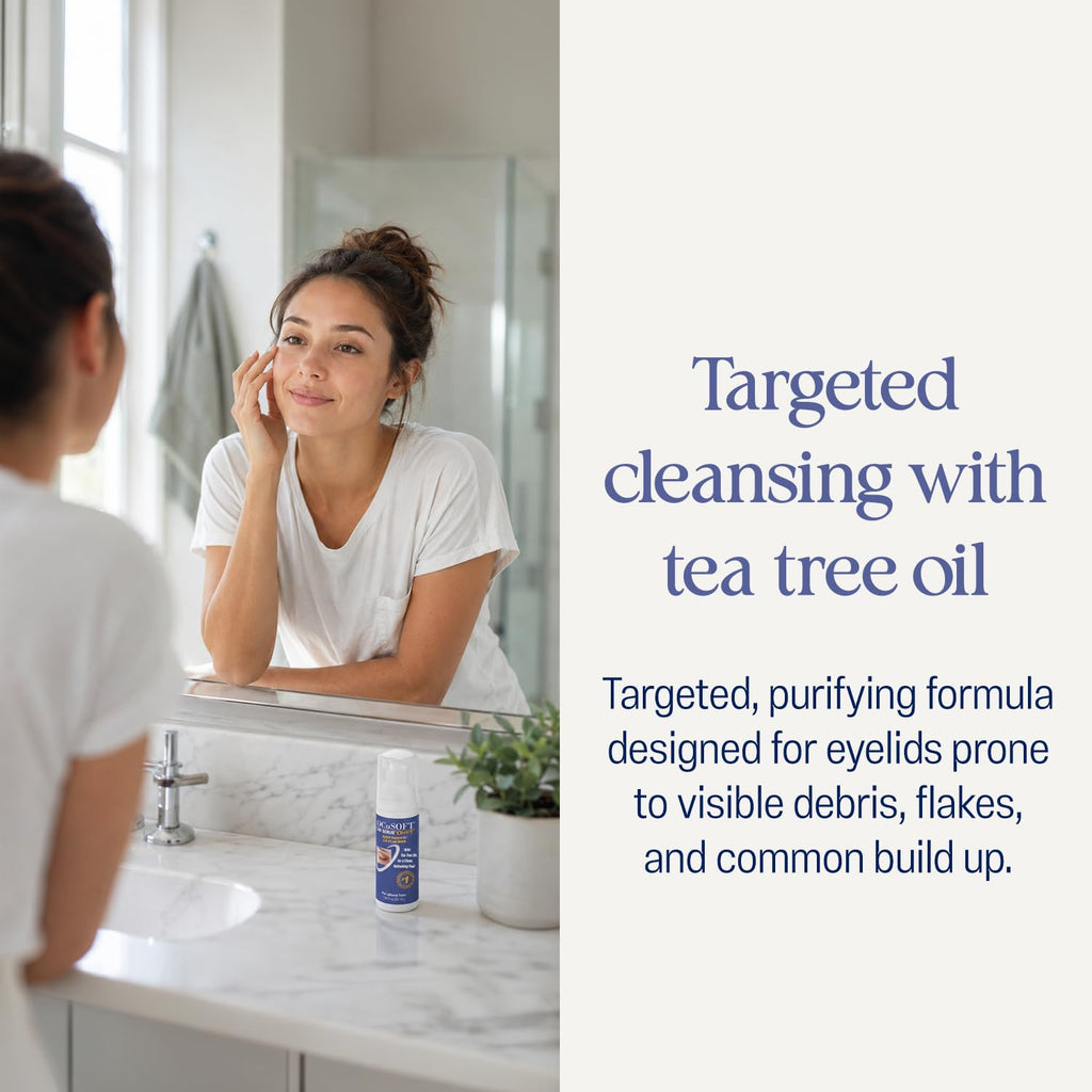 OCuSOFT Lid Scrub Oust Foaming Eyelid Cleanser – 50 mL Foam Pump