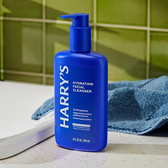 Harry's Hydrating Facial Cleanser for Men - (2 Pack) 9 fl oz - Men's Face Wash for Sensitive Skin