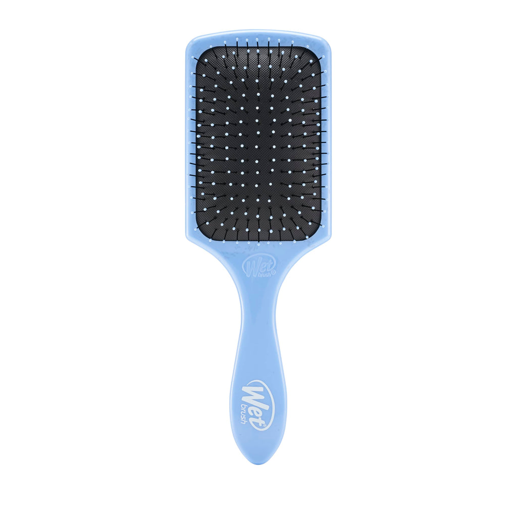 Wet Brush Paddle Detangler Hair Brush, Sky, Ultra-Soft IntelliFlex Bristles with AquaVent Design, Great For Treatment & Mask Application, Women, Men, Wet, Dry and Damaged Hair