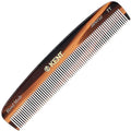 Kent 7T-7T G All Fine Tooth Pocket Comb for Men, Hair Comb Straightener for Everyday Grooming Styling Hair, Mustache and Beard, Use Dry or with Balms, Saw Cut and Hand Polished, Made in England