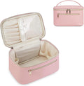 Wandering Nature Makeup Bag, Women Travel Make Up Vanity Case with Handle