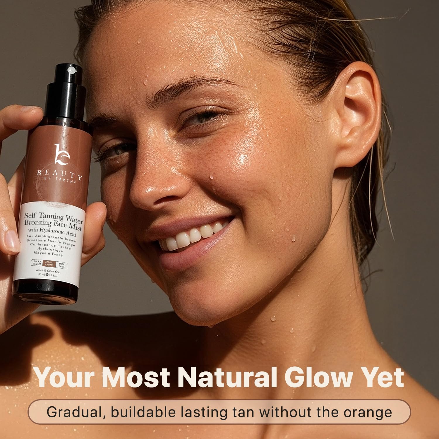 Bronzing Face Tanner Spray Mist, Sunless Face Tanning Water