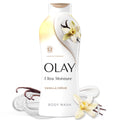Olay Body Wash for Women, Ultra Moisture, 24/7 Moisture Barrier Repair, Hydrating Formula for Visibly Healthy Soft Skin, Vitamin B3 & Hyaluronic Blend, All Skin Types, Vanilla Creme Scent, 22 fl oz