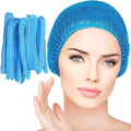 Disposable Bouffant Caps 100pcs,24inches Hair Net, Elastic Dust Cap for Food Service,Salon,Spa,Kitchen Head Cover