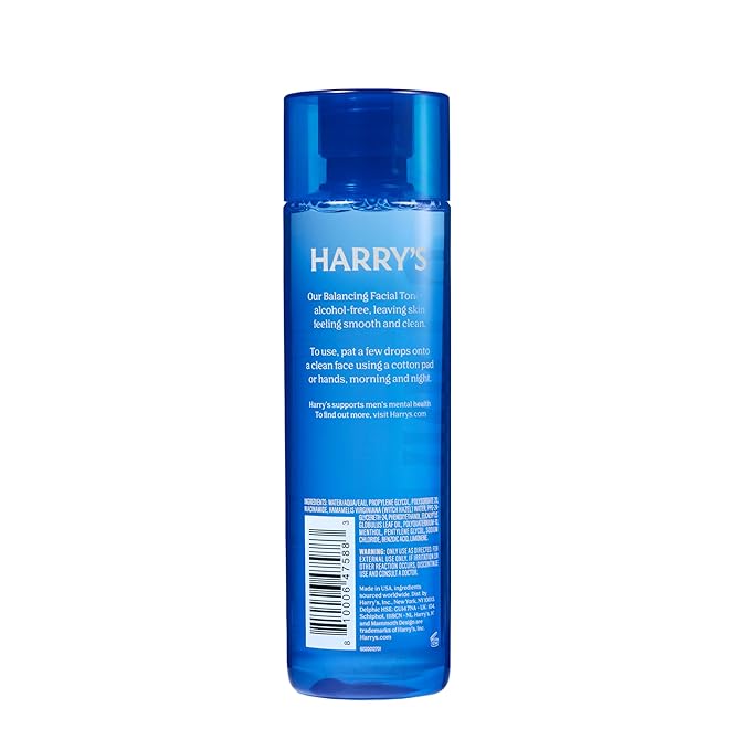 Harry's Hydrating Face Toner for Men with Witch Hazel & Niacinamide, Refreshing Facial Toner for Clean, Hydrated Skin, Alcohol Free Formula, 8.35 Fl Oz (Pack of 2)