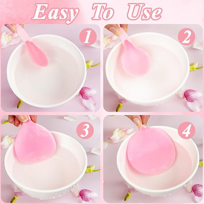 240 Pieces Facial Sponge Compressed,Professional Makeup Removal Sponge Pad,Round Face Cleaning Sponge for Spa,Exfoliating,Mask