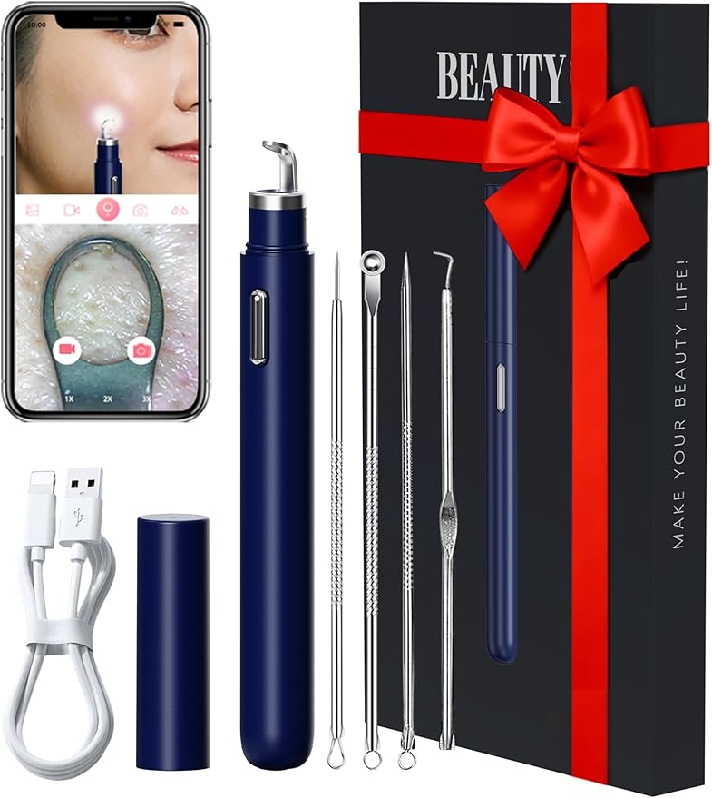 Visual Blackhead Remover with Camera 20X Extractor Kit for iPhone/Android