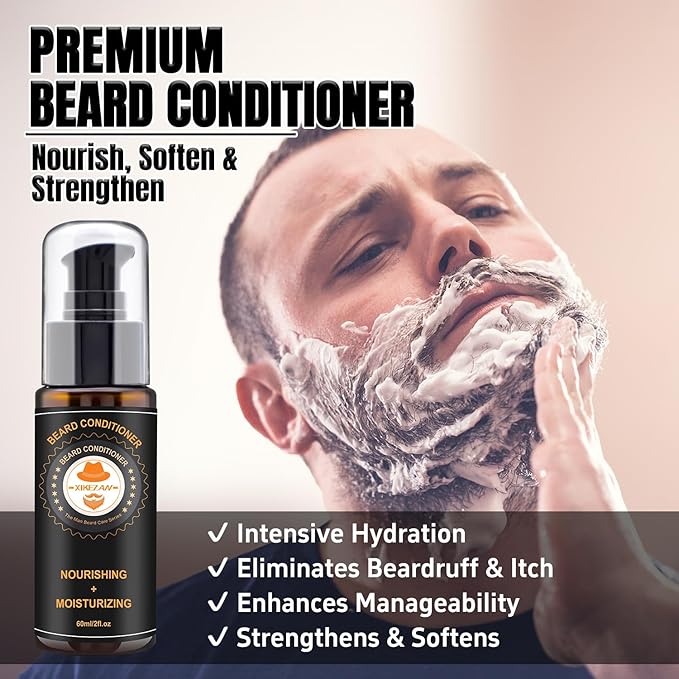 XIKEZAN Beard Kit Gifts for Men Grooming/Care-Soften,Soothe Beard GoodScent