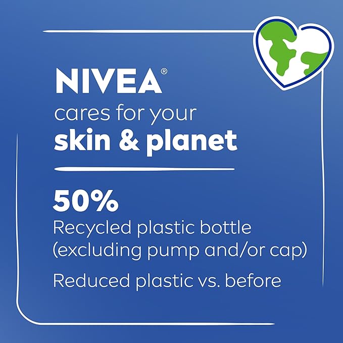 NIVEA Original Moisture Body Lotion with Vitamin E, 16.9 Fl Oz Pump Bottle