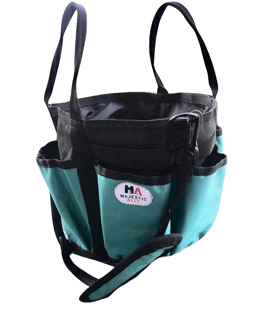 Majestic Ally horse Grooming Organizer Tote Bag (Turquoise)