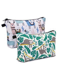 WANDF Small Makeup Bag for Purse, Small Cosmetic Bag for Women
