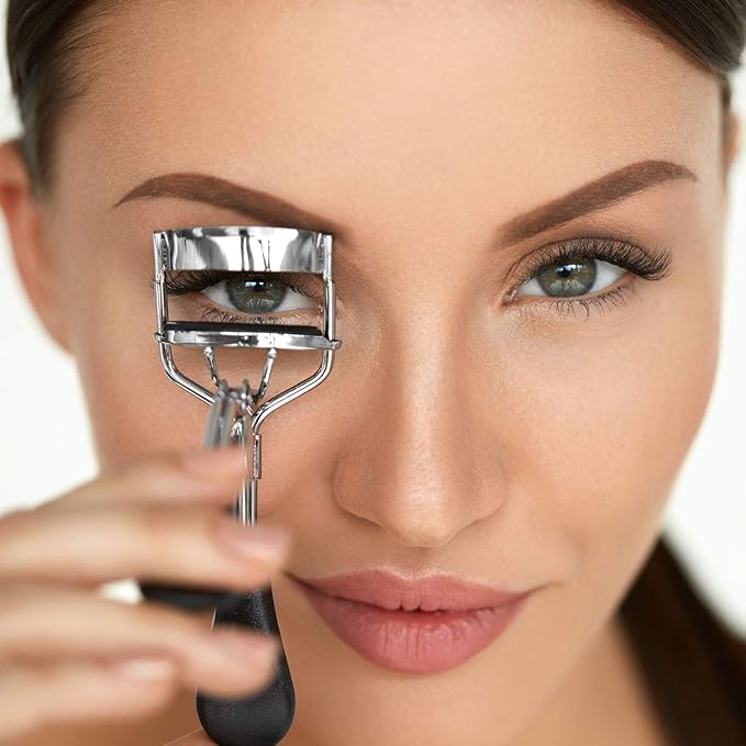 Zhehao Eyelash Curler Refill Pads, Silicone, Universal Fit, Clear Box, Black