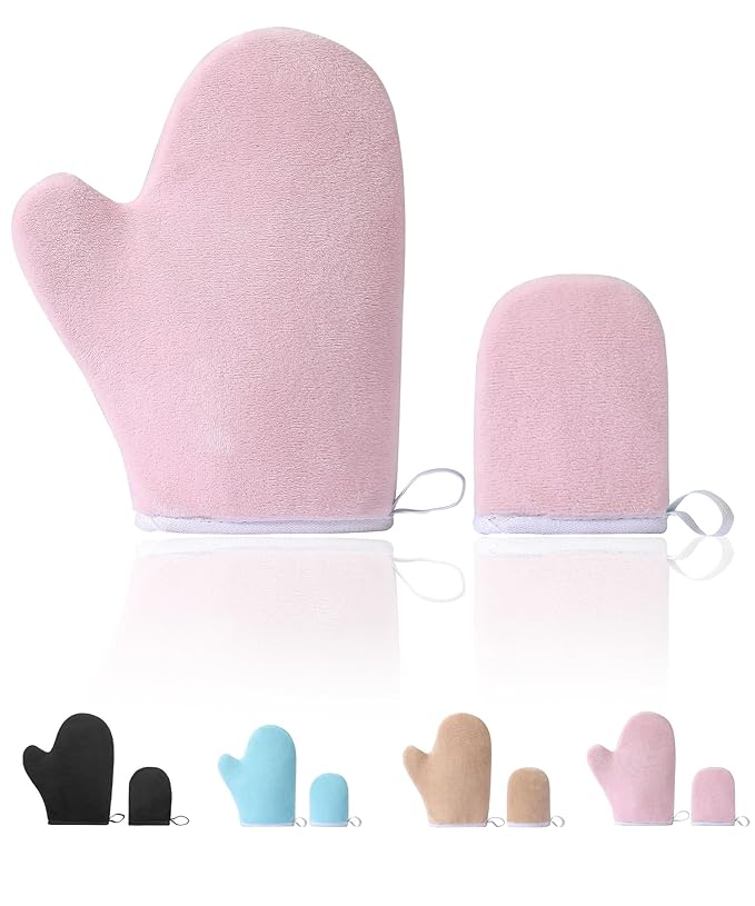Slick Self Tanning Mitt - Pink, Tanning Glove for Self Tan Lotion